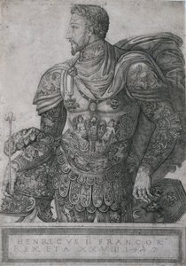 Henrik francia király, 28 évesen, 1547-ben.