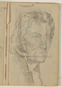 Thorvaldsen tanulmánya Eckersberg festménye után (1814)