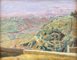 Kilátás a Vár térről, Cagnes alkotó: Niels Larsen Stevns