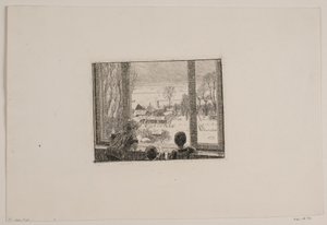 Gyerekek az ablakban alkotó: Niels Skovgaard