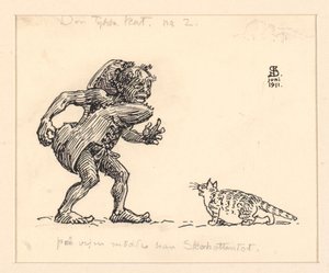 Illusztráció: A kövér macska alkotó: Niels Skovgaard