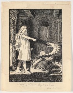Lindorm király alkotó: Niels Skovgaard