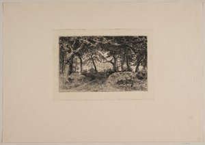 Kocsi erdei úton alkotó: Niels Skovgaard