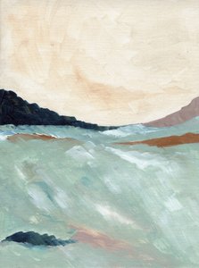 Absztrakt partvidéki táj alkotó: Nikita Jariwala