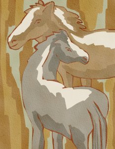 A Calm Horse család alkotó: Nikita Jariwala