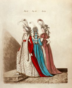 Délutáni ruhák, 1795 alkotó: Niklaus von Heideloff
