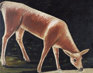 Szarvas ivás alkotó: Niko Pirosmani