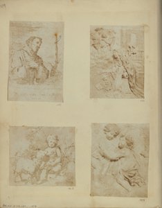 Szent Ferenc. Murillo egyedinek vélt rézkarcából alkotó: Nikolaas Henneman