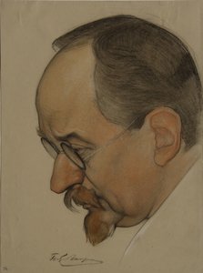 Georgij Vasziljevics Chicherin portréja 1872-1936, 1921