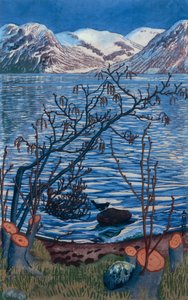 Madár a kövön alkotó: Nikolai Astrup