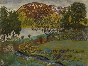 Júniusi este a kertben alkotó: Nikolai Astrup