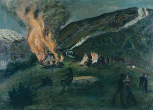 Szentiván tűz alkotó: Nikolai Astrup