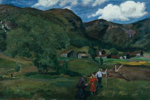 Játszó gyerekek alkotó: Nikolai Astrup