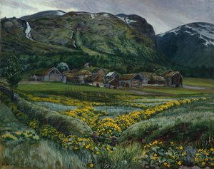Szombat este és boglárka alkotó: Nikolai Astrup