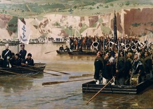 Az oroszok átkeltek a Dunán Svistovnál 1877 júniusában, 1870-es években