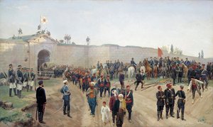 Török kapituláció Nikopolban 1877. június 4-én, 1883.