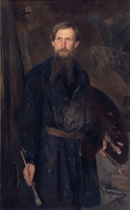 Viktor Vasnetsov művész portréja 1848-1926, 1891