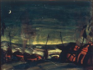 Borodin, Igor herceg / Színpad v. Roerich alkotó: Nikolai Konstantinowitsch Roerich