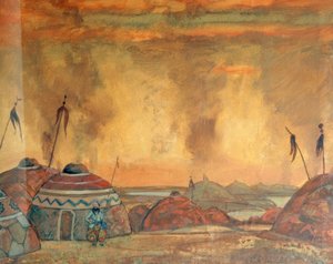 Borodin, Igor herceg / Színpad v. Roerich alkotó: Nikolai Konstantinowitsch Roerich