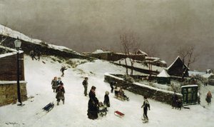 Téli jelenet Nordnesben, Bergenben