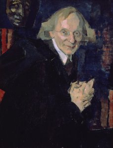 Vjacseszlav Ivanovics Ivanov költő (1866-1949) portréja 1920 körül (olaj, vászon)