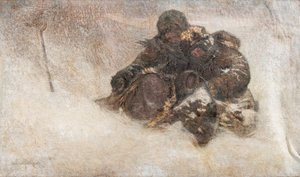 Hóvihar. Gyermekek alkotó: Nikolai Petrovich Bogdanov Belsky