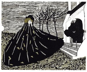 Őszi illusztráció a Mir Iskusstva folyóirathoz, 1902