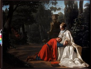 "Pan Voyevoda" Illusztráció Nyikolaj Rimszkij-Korszakov (Rimszkij vagy Rimszkij Korszakov) operájához (1844-1908)