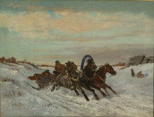 Trojka egy téli úton, 1860-as évek vége – 1870-es évek eleje
