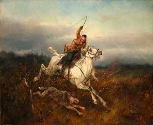Farkasvadászat, 1870