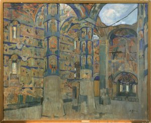 A makarjewói Makarios Scheltowodski Szentháromság-kolostor templomának belseje