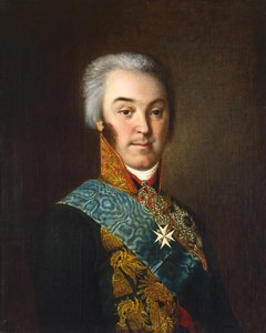 Nyikolaj Petrovics Seremejev gróf portréja 1751-1809, 1800-as évek alkotó: Nikolay Ivanovich Argunov