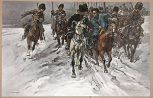 Mischenko tábornok körútja, illusztráció a „Mandzsúria: képek az orosz-japán háborúból”, szerkesztette: A. Martynoff, Szentpétervár