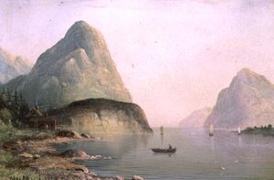 Egy fjord jelenet
