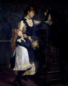 Árvák, Nino Carnevali festménye (1849-1912 után) alkotó: Nino Carnevali
