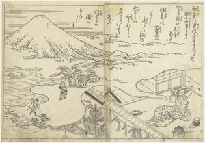 Fujiról álmodozik alkotó: Nishikawa Sukenobu (attributed to)