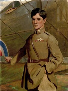 Tanulmány „Albert Ball kapitány”-hoz (olaj, vászon)