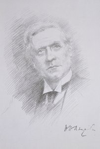 Herbert Henry Asquith (1881-1947) portréja az Entente Cordiale albumból, 1909.