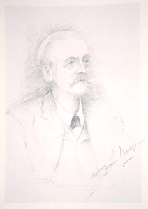 Sir Arthur James Balfour (1848-1930) portréja az Entente Cordiale egyik albumáról