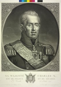 X. Károly francia király alkotó: Noel Francois Bertrand