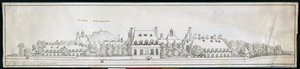 St Louis Hospital, 1677 körül (toll és tinta papíron)