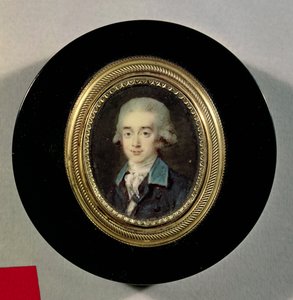 Hans Axel von Fersen gróf portréminiatúrája (1755-1810)