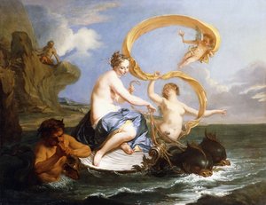 Galatea diadala, 1727 körül alkotó: Noel-Nicholas Coypel