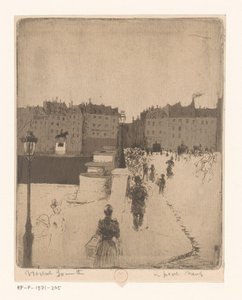 Kilátás a Pont Neuf-ra Párizsban Le Pont Neuf (cím az objektumon) alkotó: Norbert Goeneutte