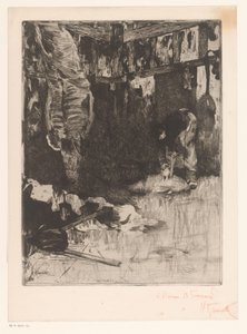 Egy húsbolt belseje alkotó: Norbert Goeneutte