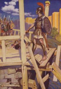 Horatius (színes litho)