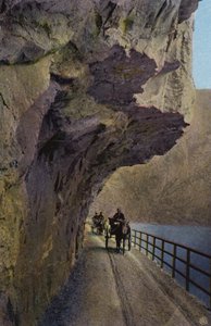 Norge / Norvégia: Hardanger (színes fotó): Az Eidsfjordba vezető út (színes fotó) alkotó: Norwegian Photographer