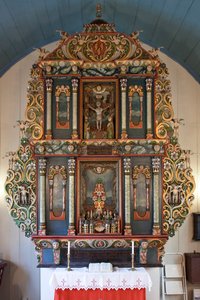 Oltárkép, Mo I Rana templom, 1765 (festett fa)