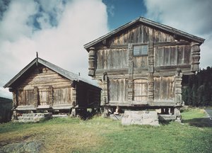 Parasztházak, 1712 körül épültek alkotó: Norwegian School