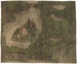 Tanya egy erdőben alkotó: Nuremberg School